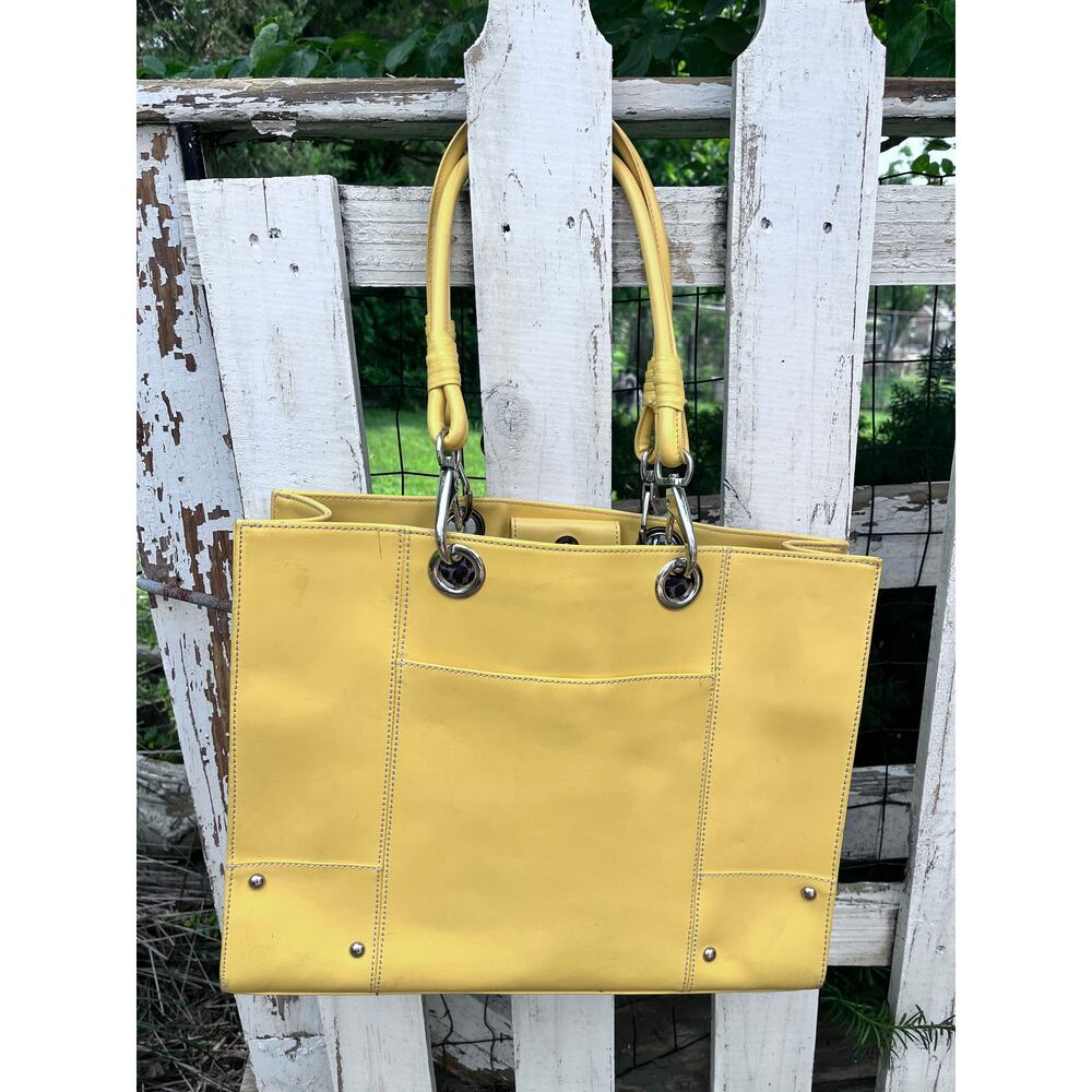 Yellow Wilson’s Leather Tote